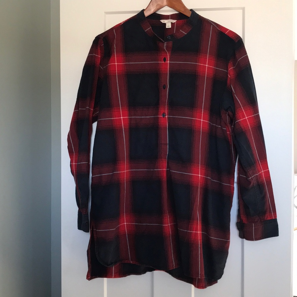 GAP plaid tunic size L